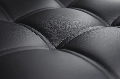 Miniatura 6 de Leopard Modern Taburetes de bar ajustables de piel sintética con respaldo juego de 2 taburetes giratorios de altura de mostrador taburetes de bar