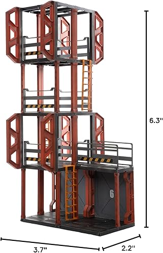 Miniatura 15 de 1/18 JoyToy Building Depot: Watch Tower modelo militar de juguete para figuras de acción JoyToy escala 1/18 Ver Torre