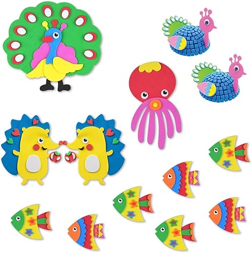 Miniatura 3 de UPINS 2000 piezas de ojos negros ondulantes con autoadhesivo, 0.236 in, 0.315 in, 0.394 in, 0.472 in, embalaje mixto