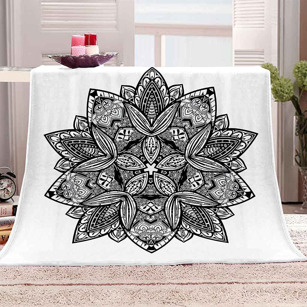 Couverture polaire haut de gamme en microfibre flanelle douce toucher velours 150x200