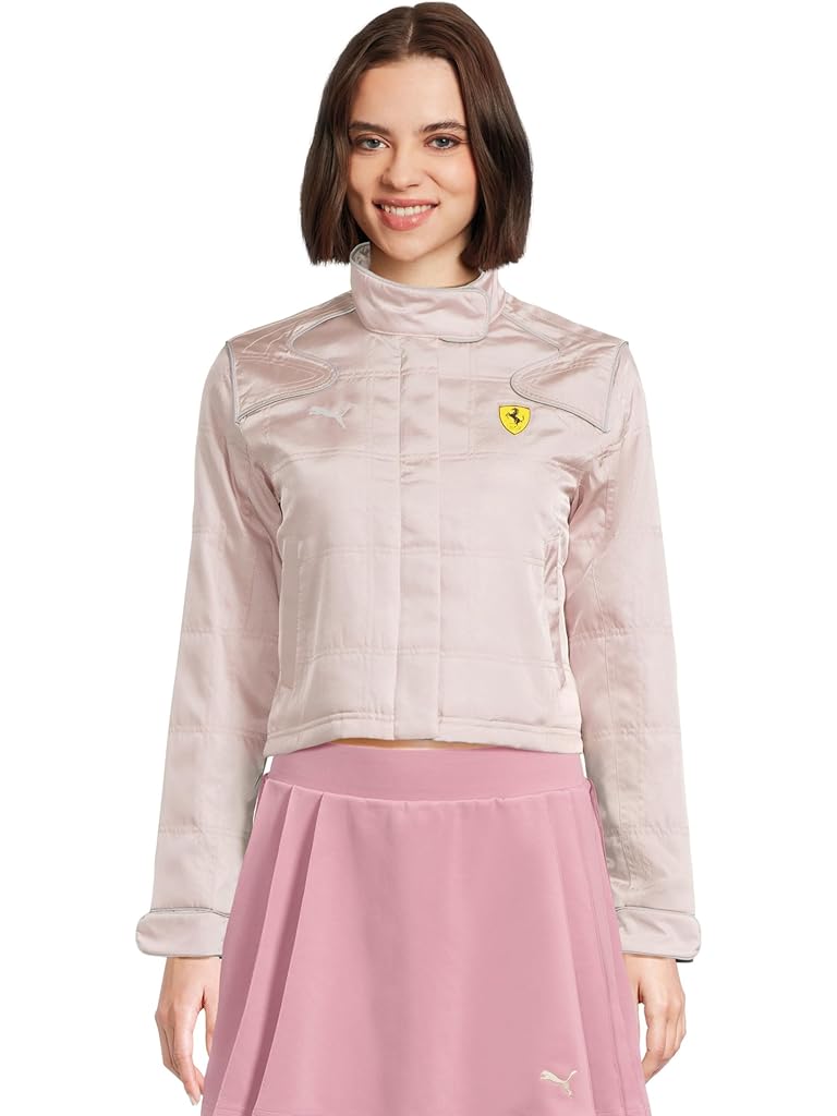 Pink PUMA Scuderia Ferrari Premium Racing Jacket