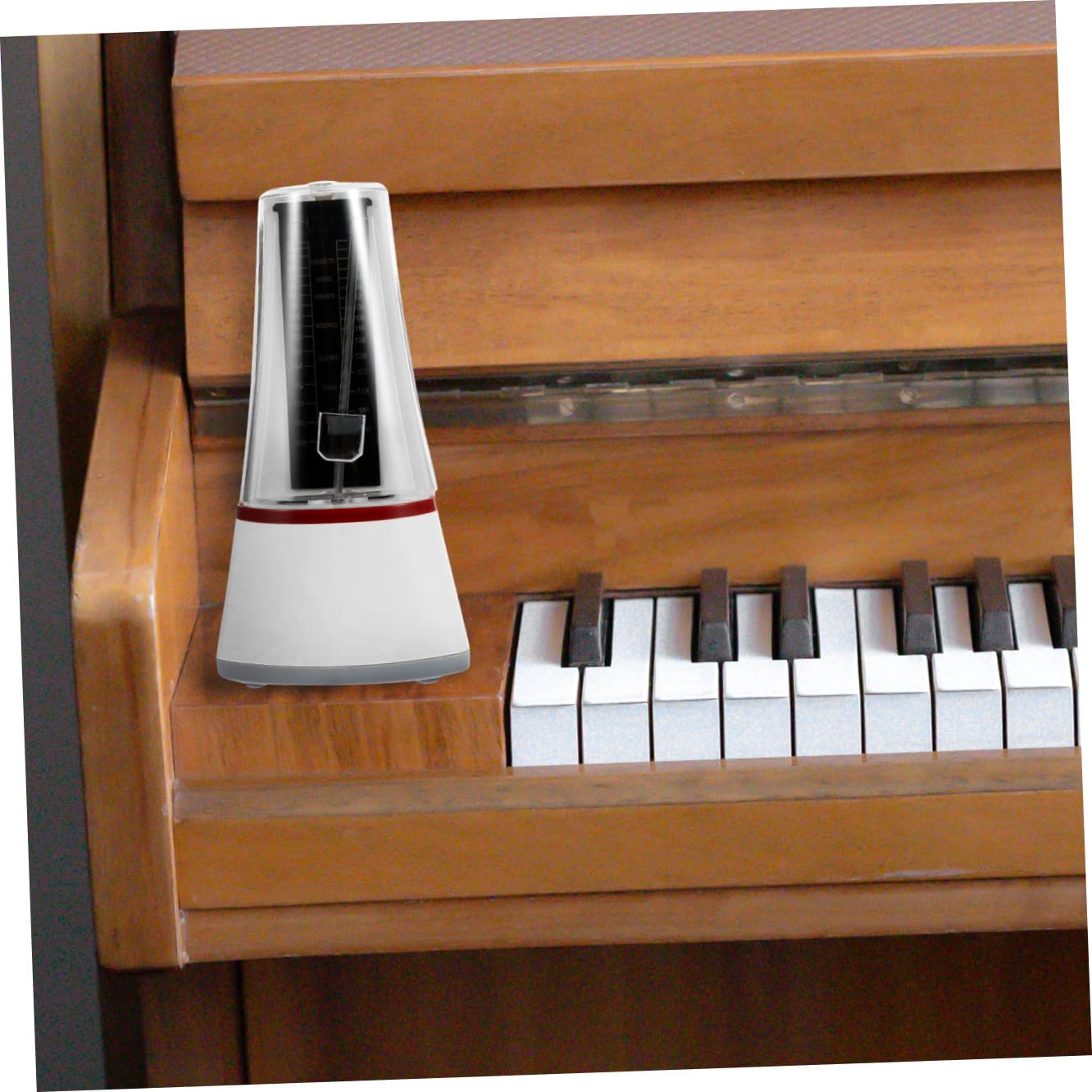 BESPORTBLE Métronome Mécanique Portable et Pratique pour Piano Erhu et Guitare avec Échelle Claire et Coupe-circuit