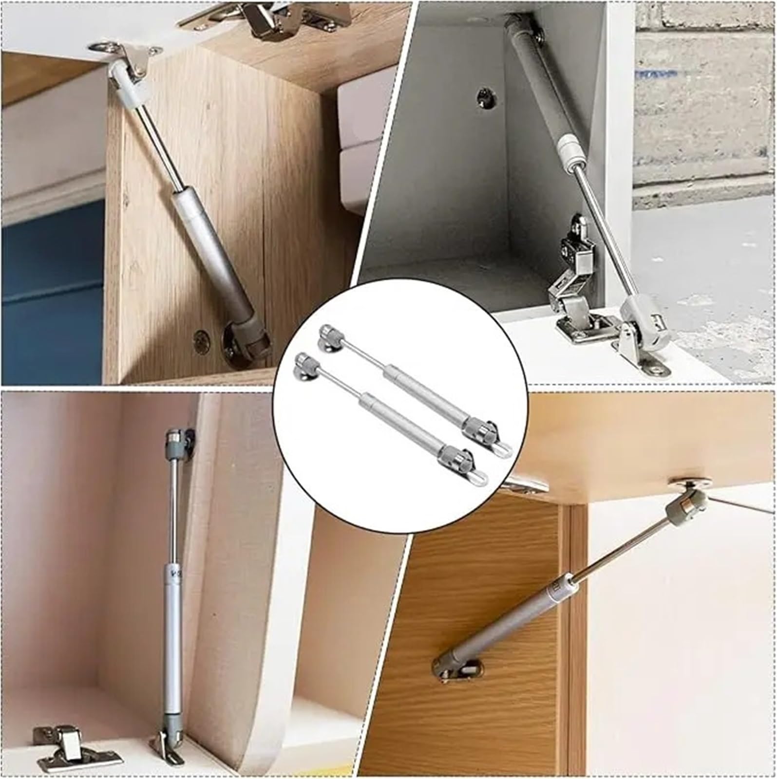 6 pezzi di mobili for, asta supporto pneumatico, Tatami, porta idraulica su e giù for gas, telescopica Per Mobili(6KG 60N)