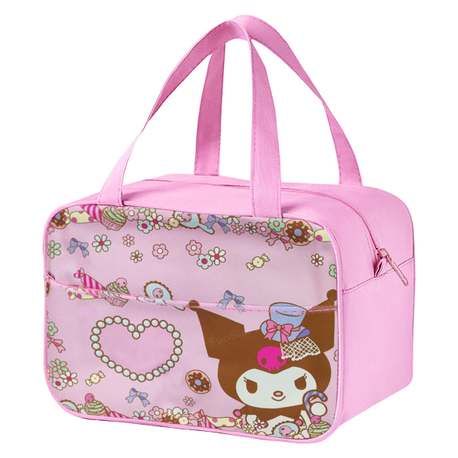 FunBlast Lunch Bag – Insulated Travel Lunch Bag for Office, Multi-Purpose Lunch Box Carrying Bag for Women, Men, Tiffin Bag, Office Lunch Bag, Lunch Storage Bag with Utility Pockets (Pink2) (B0DGV18PCX) Amazon Price History, Amazon Price Tracker