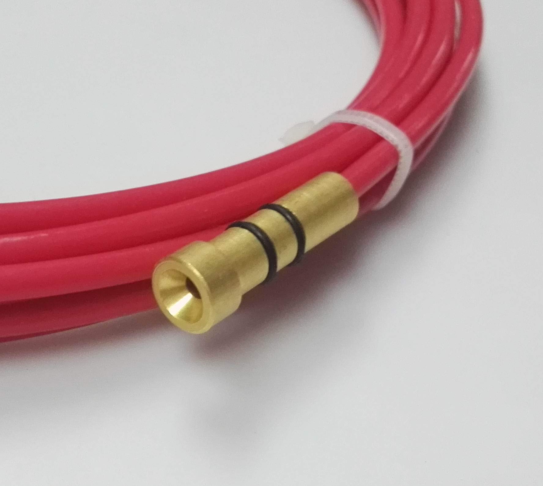 Mig Welding Liner Miller Tweco Hobart MIG Gun liner PTFE Graphite steel 30mm (Teflon-Red,25 feet)