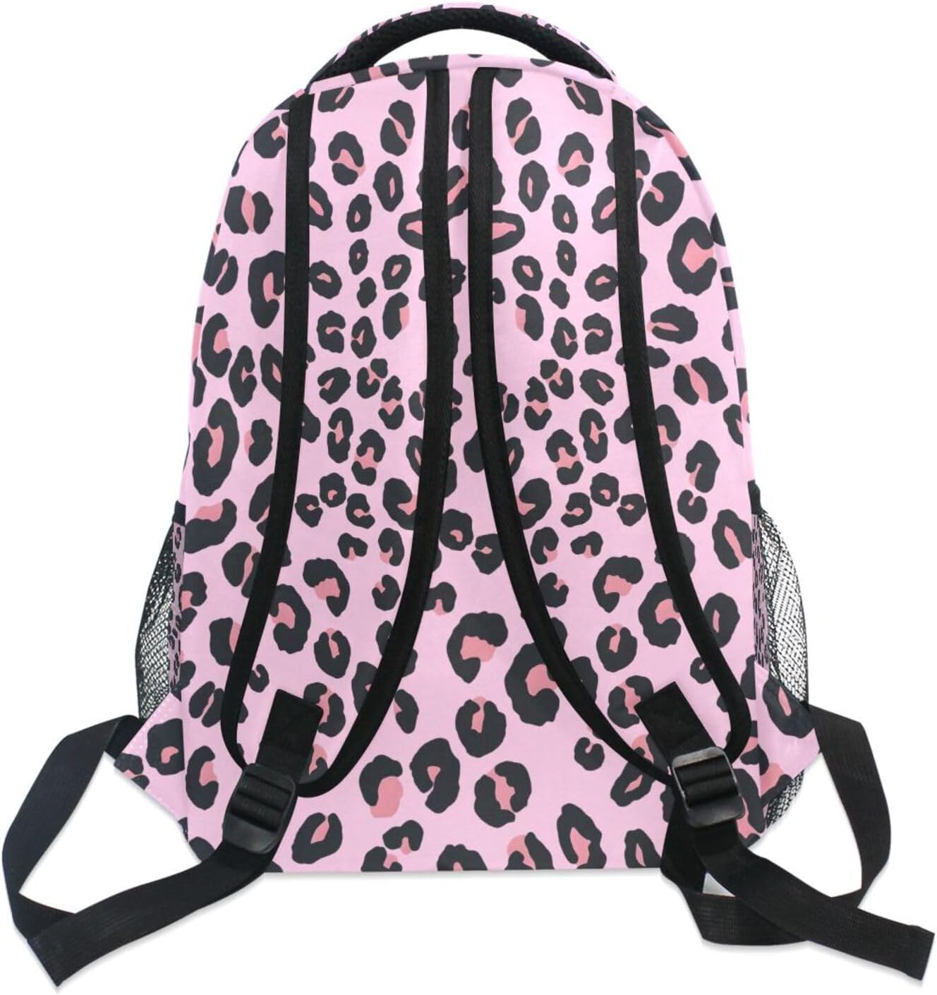 ALAZA Leopard Print Cheetah Pink Backpacks for Girls Boys School Backpack Kids Bookbag 3rd 4th 5th Grade Elementary Travel Laptop Shoulder Bag Students Daypacks