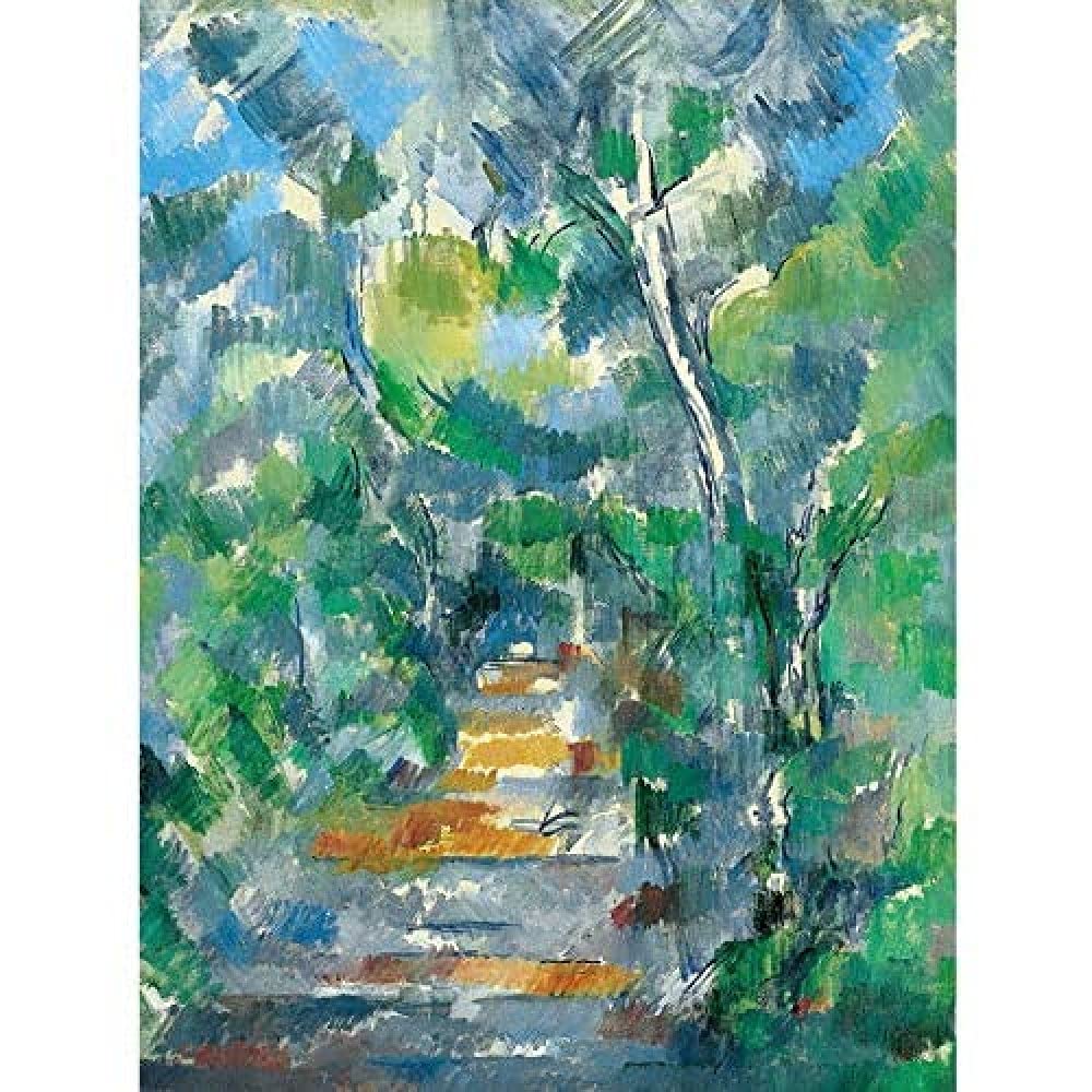 Paul Cezanne Forest Scene Art Print Canvas Premium Wall Decor Poster Mural