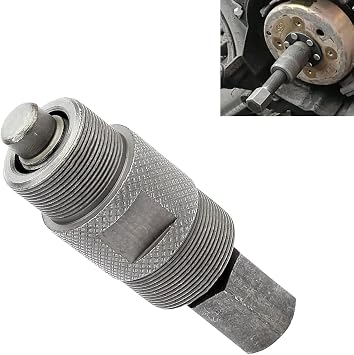 Flywheel Puller Tool, Small Engines Stator Remover, 24 mm & 27 mm Double-headed Flywheel Stator Puller, Universal for GY6 50 125 150cc Motorcycles Black