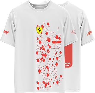 R.A. Garments Leclerc Motorsport Hoodie 100% Cotton Car Printed Hoodies for Car Enthusiast for Men & Women Black Hoodie Price In India
