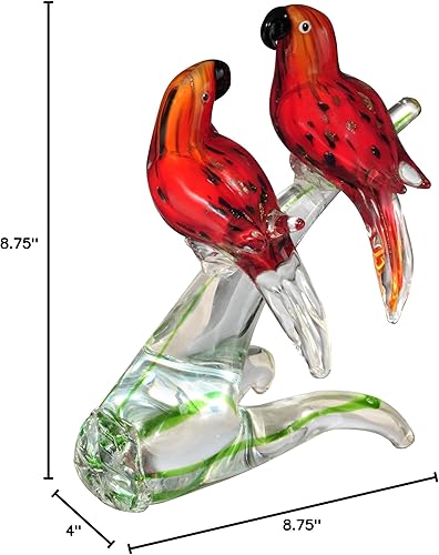 Miniatura 3 de Dale Tiffany AS13178 Love Birds - Figura de cristal hecha a mano