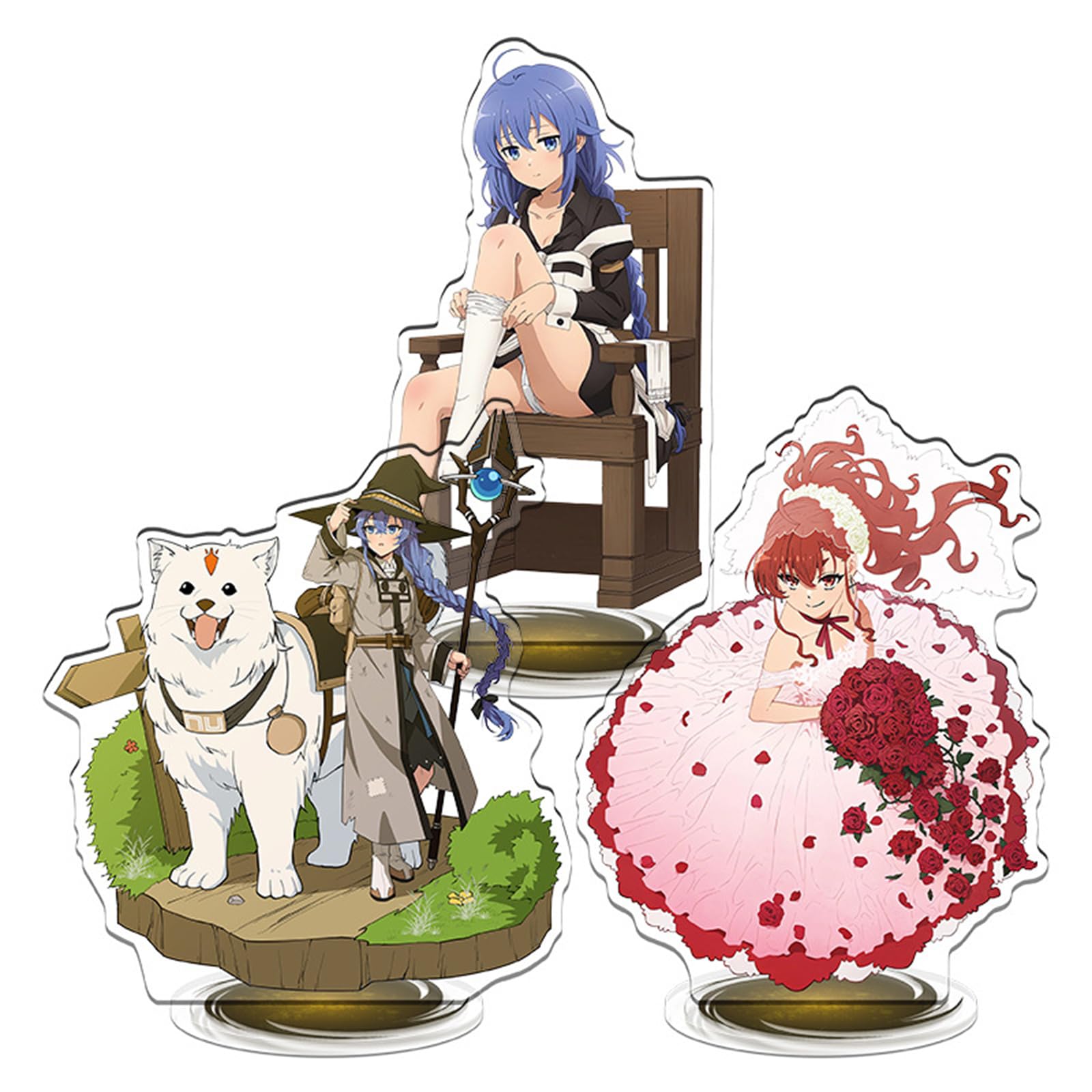 Amazon.co.jp: 無職転生 アクリルスタンド アクスタ 3個セット グッズ 