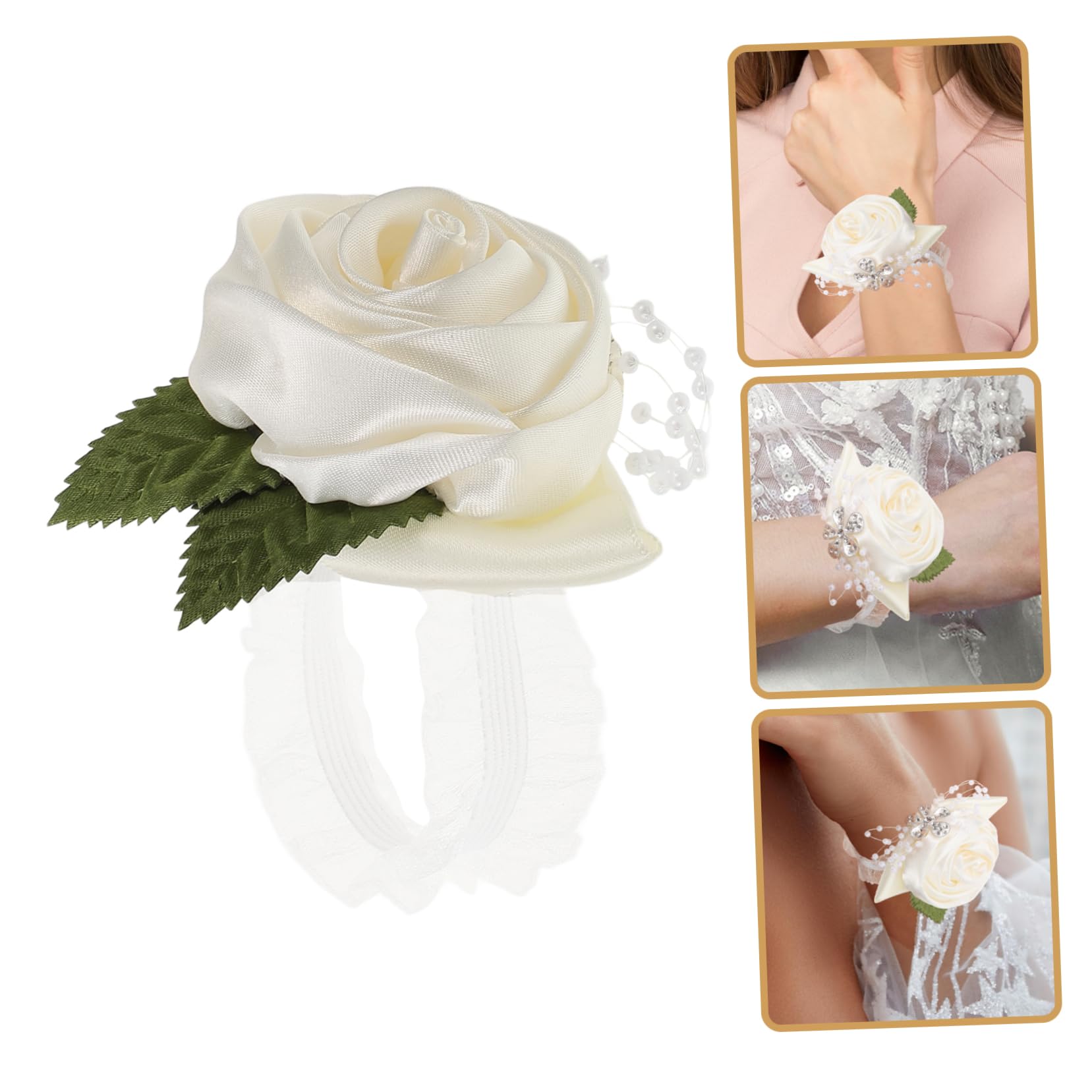 GALPADA 16pezzi Bracciale Corsage per Matrimonio Bracciale Artificiali e Decorazione per e Damigelle e Cerimonie