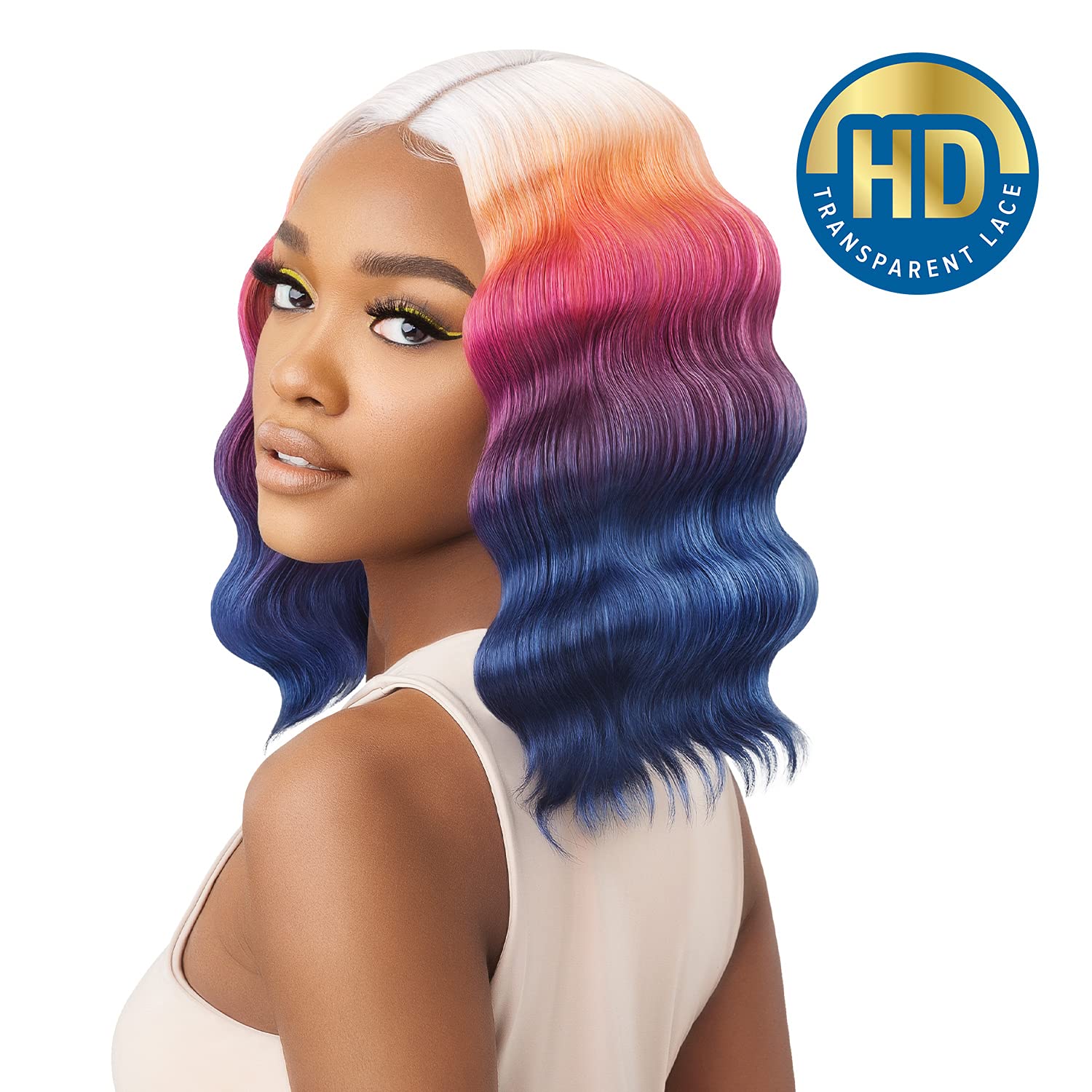 Outre Lace Wigs lace Front Color Bomb GEMINI (3CRPURPEME)