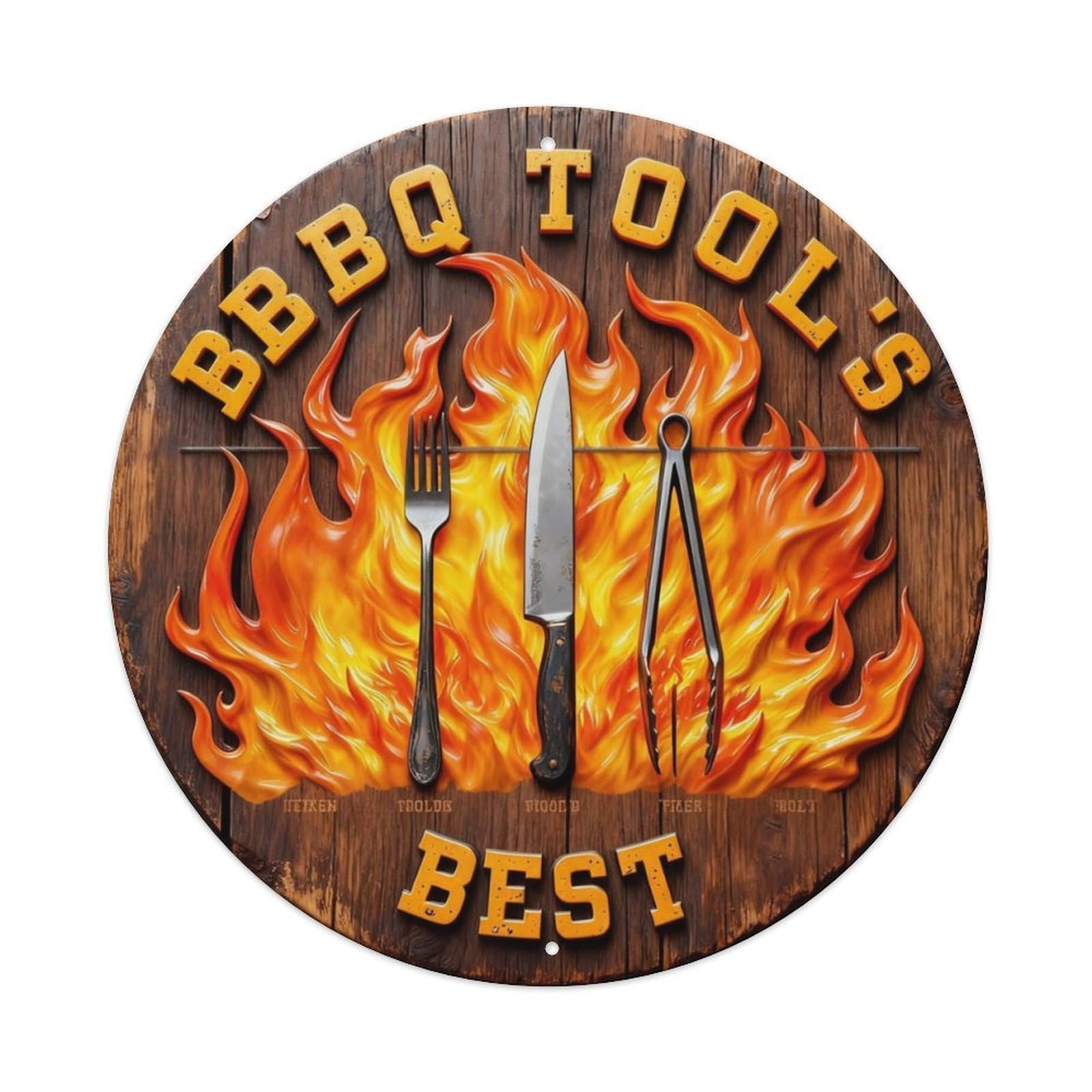 Slow Smoked Ribs Metal Tin Sign Plaque