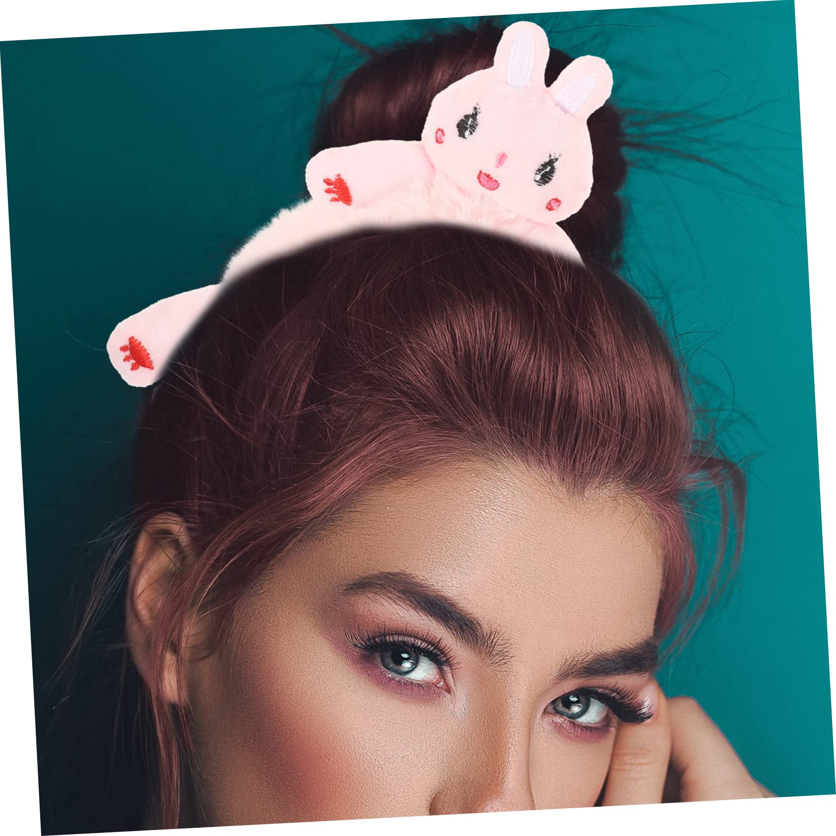 ABOOFAN 18 Piezas Anillo De Pelo De Felpa De Dibujos Animados Bandas De Goma Para El Cabello Lazos Para El Cabello De Niña Accesorios Para El Cabello De Las Niñas Perder Peludo Sombrerería