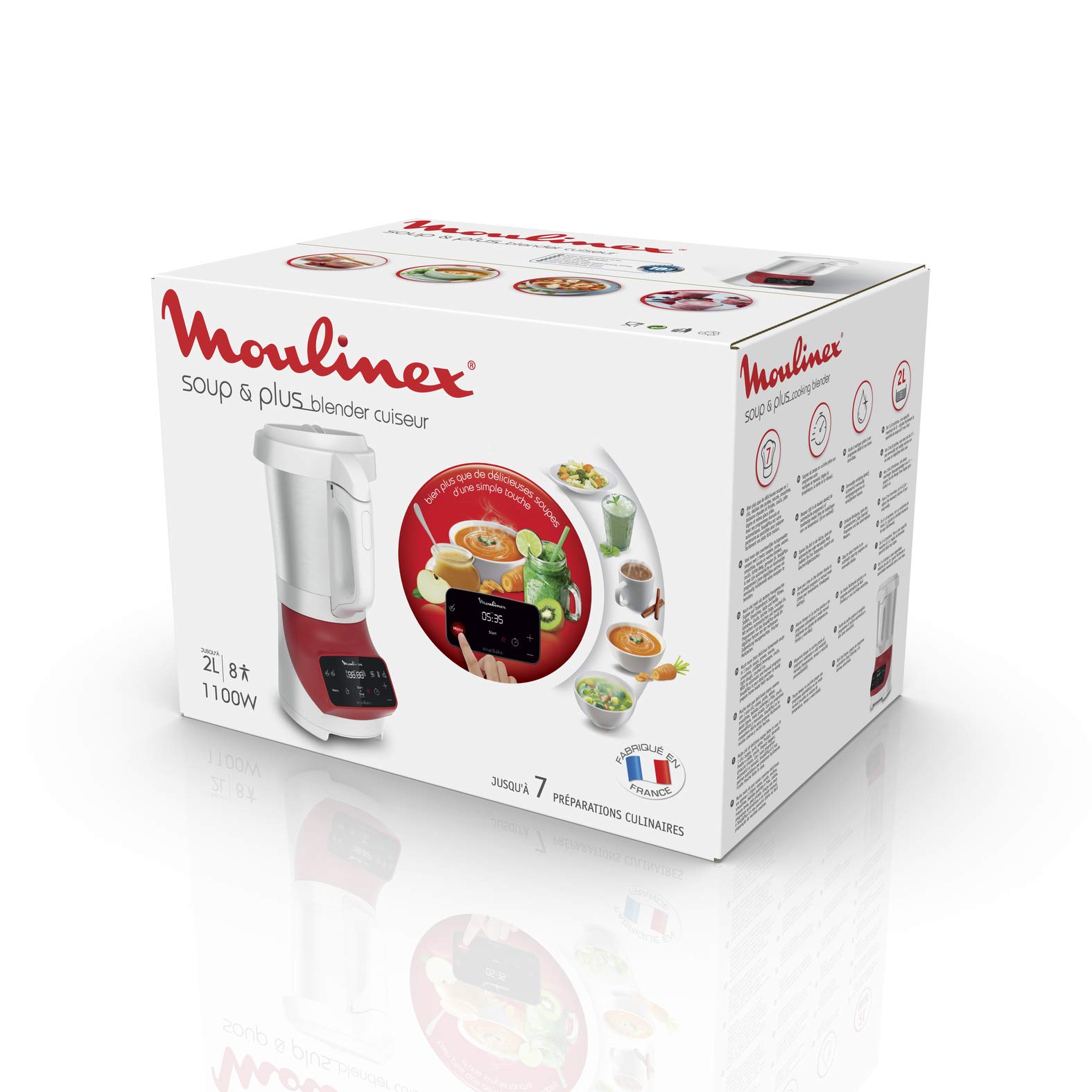 Licuadora Moulinex LM924500 Rojo Rojo/Blanco 2 L