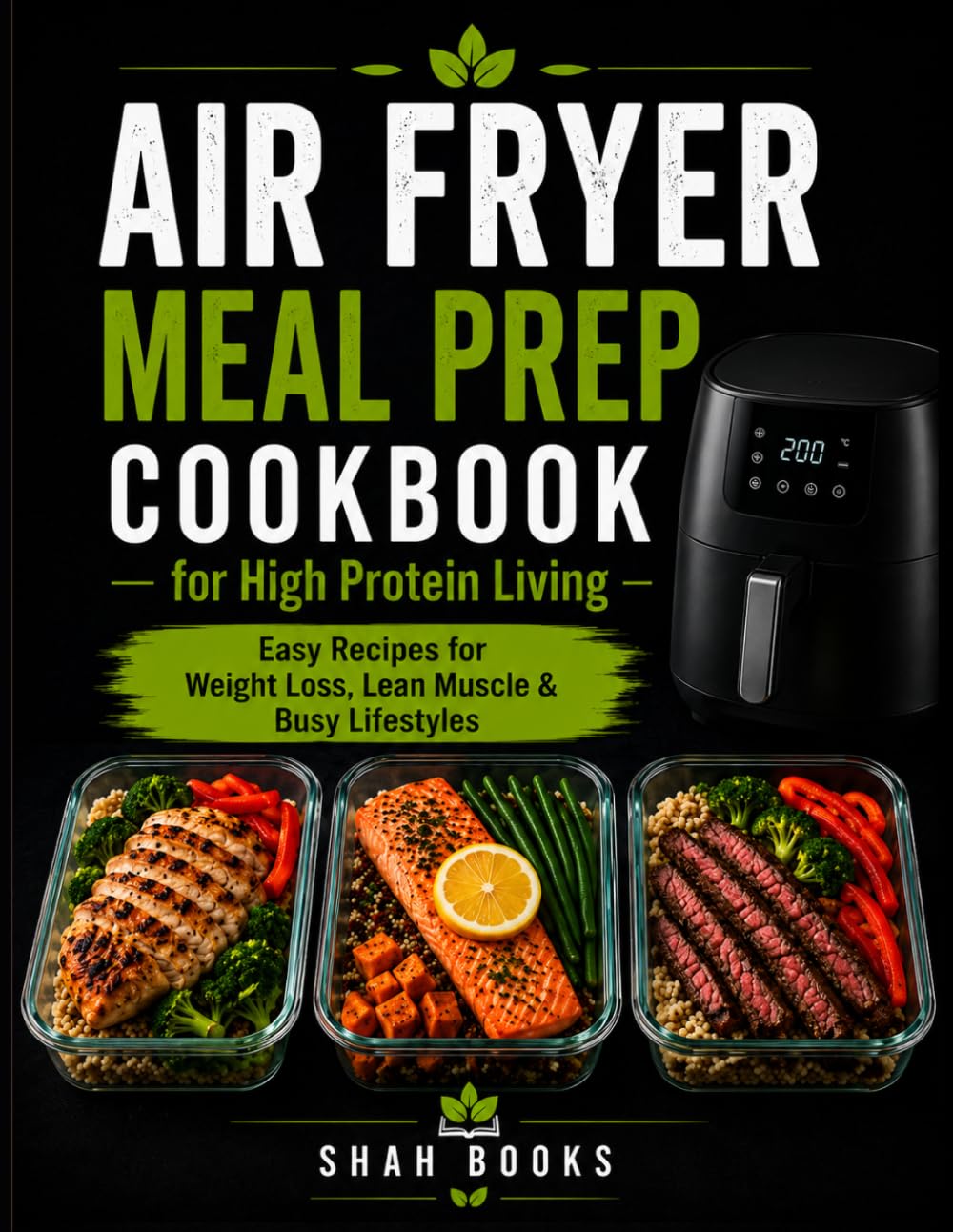 Air Fryer Meal Prep Cookbook for High Protein Living: Easy Recipes for Weight Loss, Lean Muscle & Busy Lifestyles