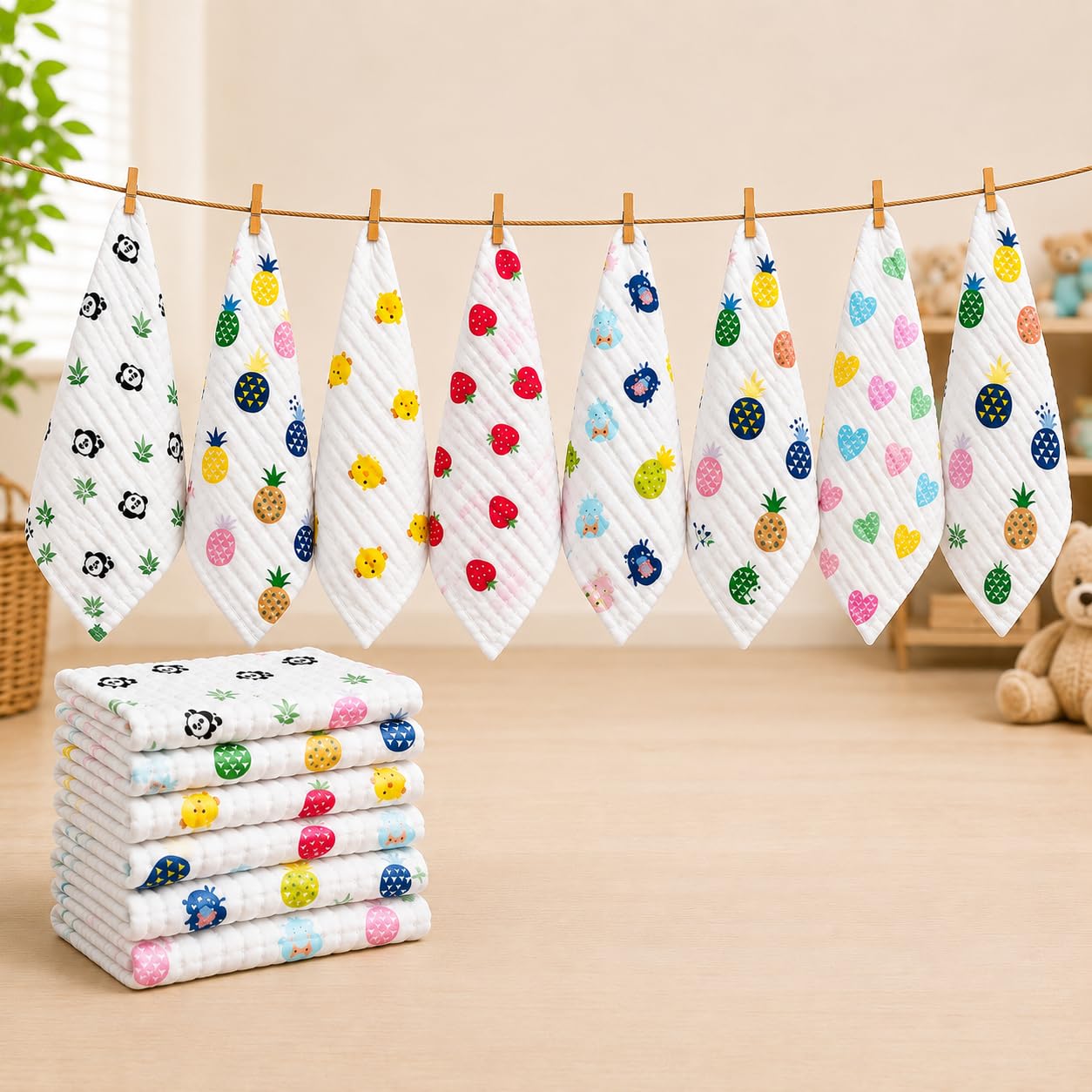 Muslin Hanky | 100% Cotton Muslin material-image-48
