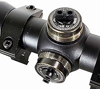 Vista 6 de TRINITY Alcance compacto 4x32 compatible con Crosman RepeatAir 1077 - Alcance de rifle de aire de retícula Mil-Dot con anillos, negro mate