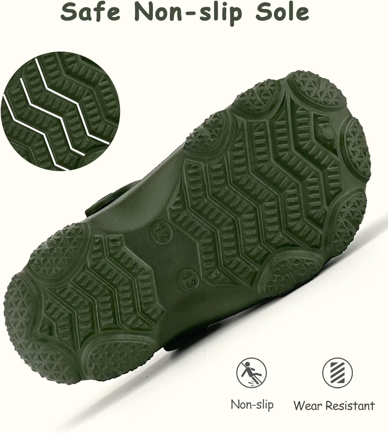 Boys and Girls Tie Dye Clogs for Kids,Unisex Eva Mules for Big Kid,Little Kid,Boy and Girl Closed Toe Slide Sandals,Black and White - Image 6