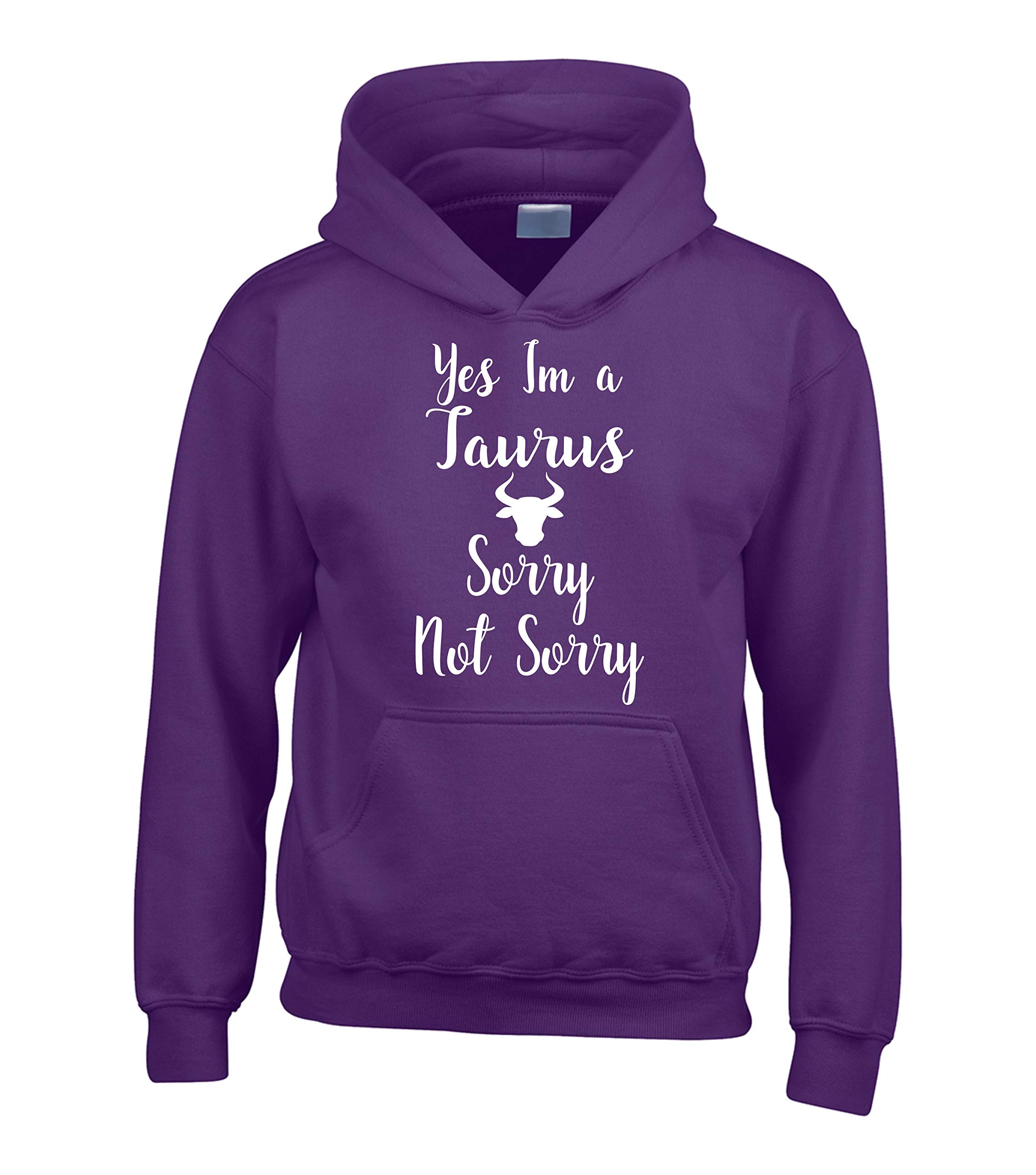 Sweat à capuche Taurus violet 12-13 ans pour ado