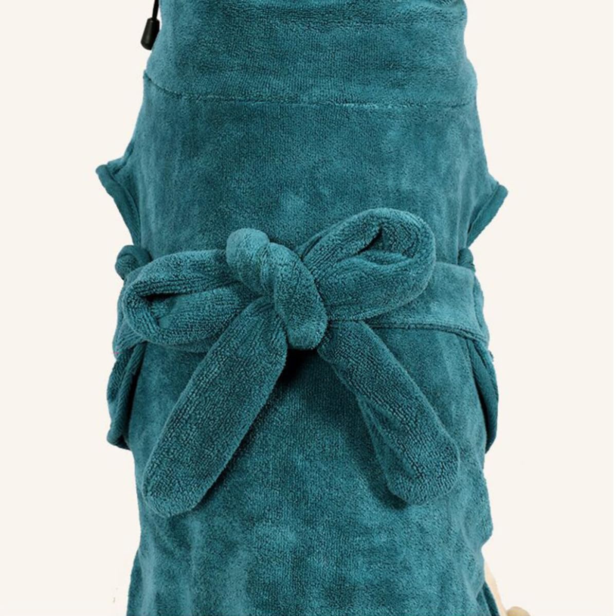 Hundebademantel im Herbst und Winter aus Nylon und Polyester Schnelltrocknender mit Verstellbarem Taillengürtel Hautfreundlich Warm für Hunde und Welpen