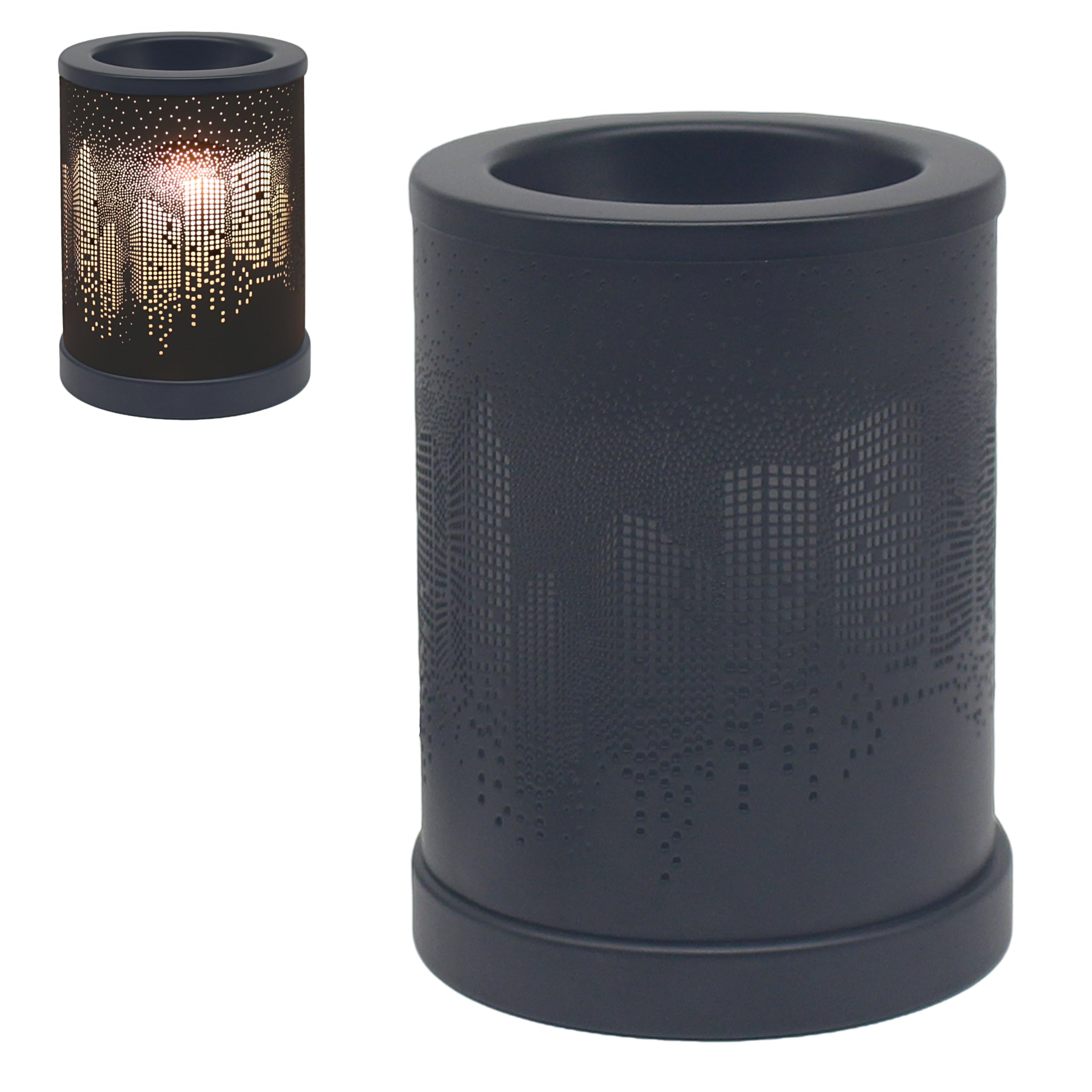 Lesser & Pavey Desire Aroma Desire Aroma Lamp Skyline for Home & Living Room | Festive Table Lamp for Home Décor | Stylish Night Light for Bedroom & Hallway | Lovely Gift for Women & Men