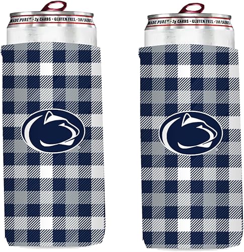 Miniatura 10 de College Team - Enfriadores ultradelgados para latas de cerveza de 12 onzas, paquete de 2 (Texas Tech (Red Raiders) - Cuadros plegables)