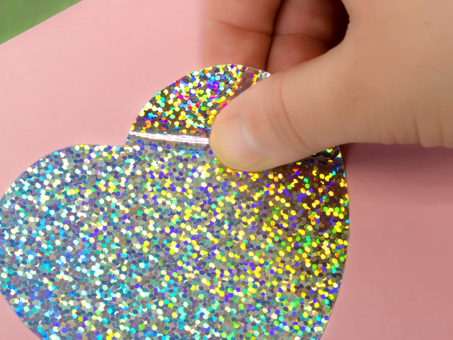 Hygloss Products Holographic Self-Adhesive Paper Sheets, Made in USA - 8-1/2 x 11 Inches, Gold, 5 Pack