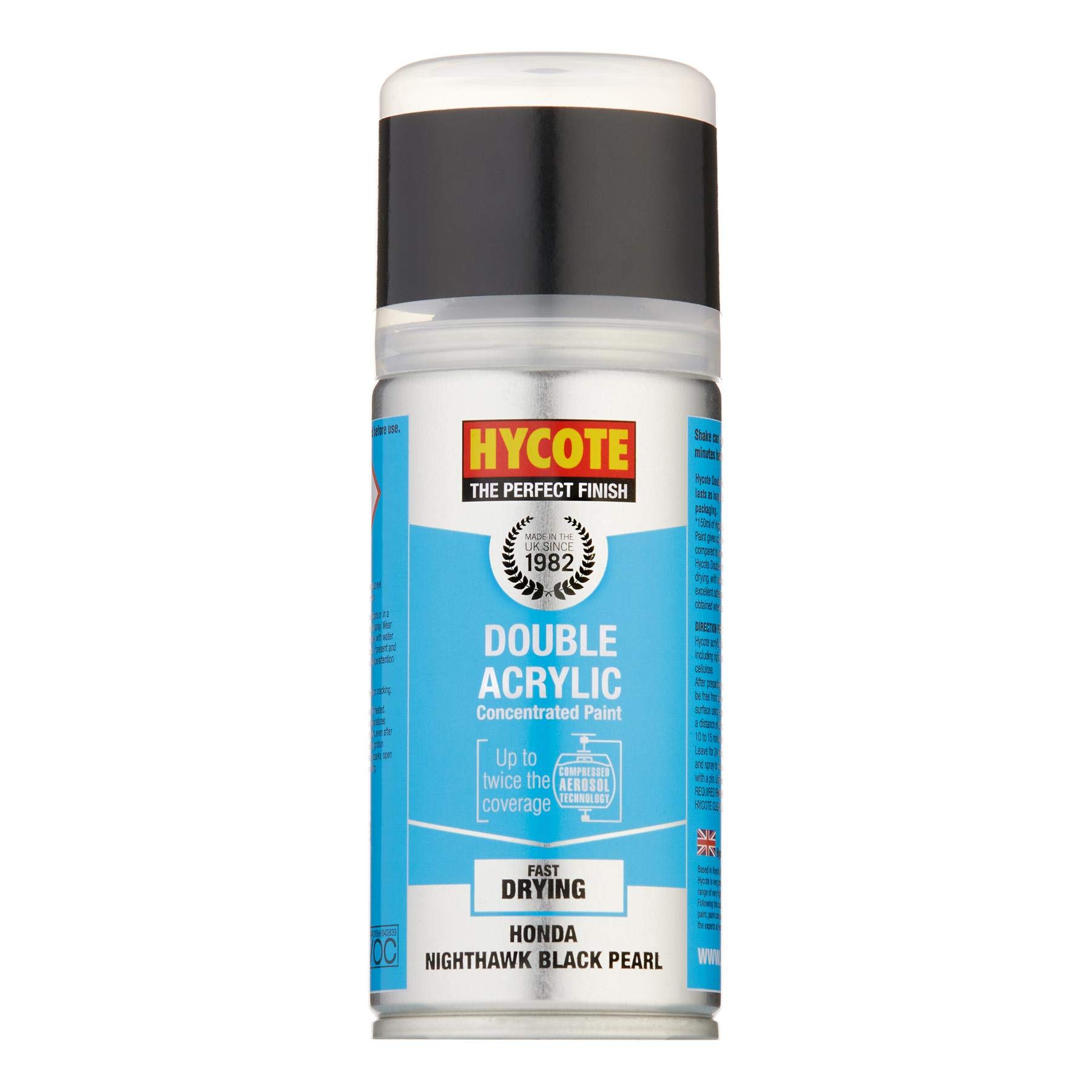 Hycote Colour Spray Paint XDHD407 Honda Nighthawk Black (Pearlescent) 150ml x12