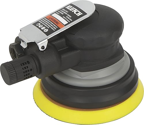 Miniatura 2 de Klutch Lijadora neumática orbital de aire - 5 pulgadas de diámetro 1.6 CFM, 10,000 RPM
