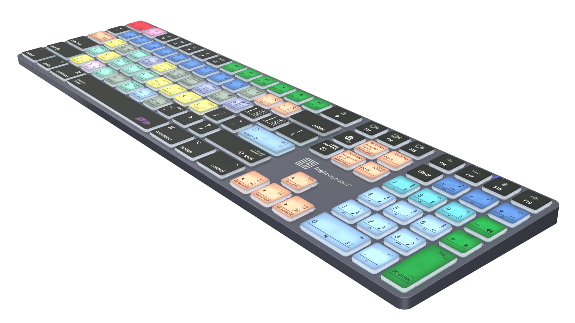 Amazon.com: Logickeyboard Titan Wireless Backlit Keyboard for Avid