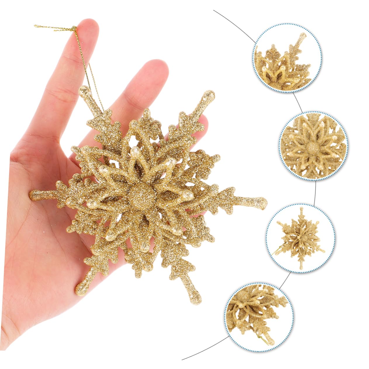 9pezzi Decorazioni Natalizie Forma Di Stella Esplosiva Per Albero Di Natale Ciondoli Appendibili Per Festività e Decorazioni Natalizie