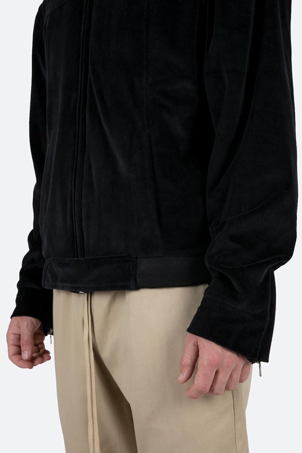 mnml Men's Mnml Velour Pilot Jacket
