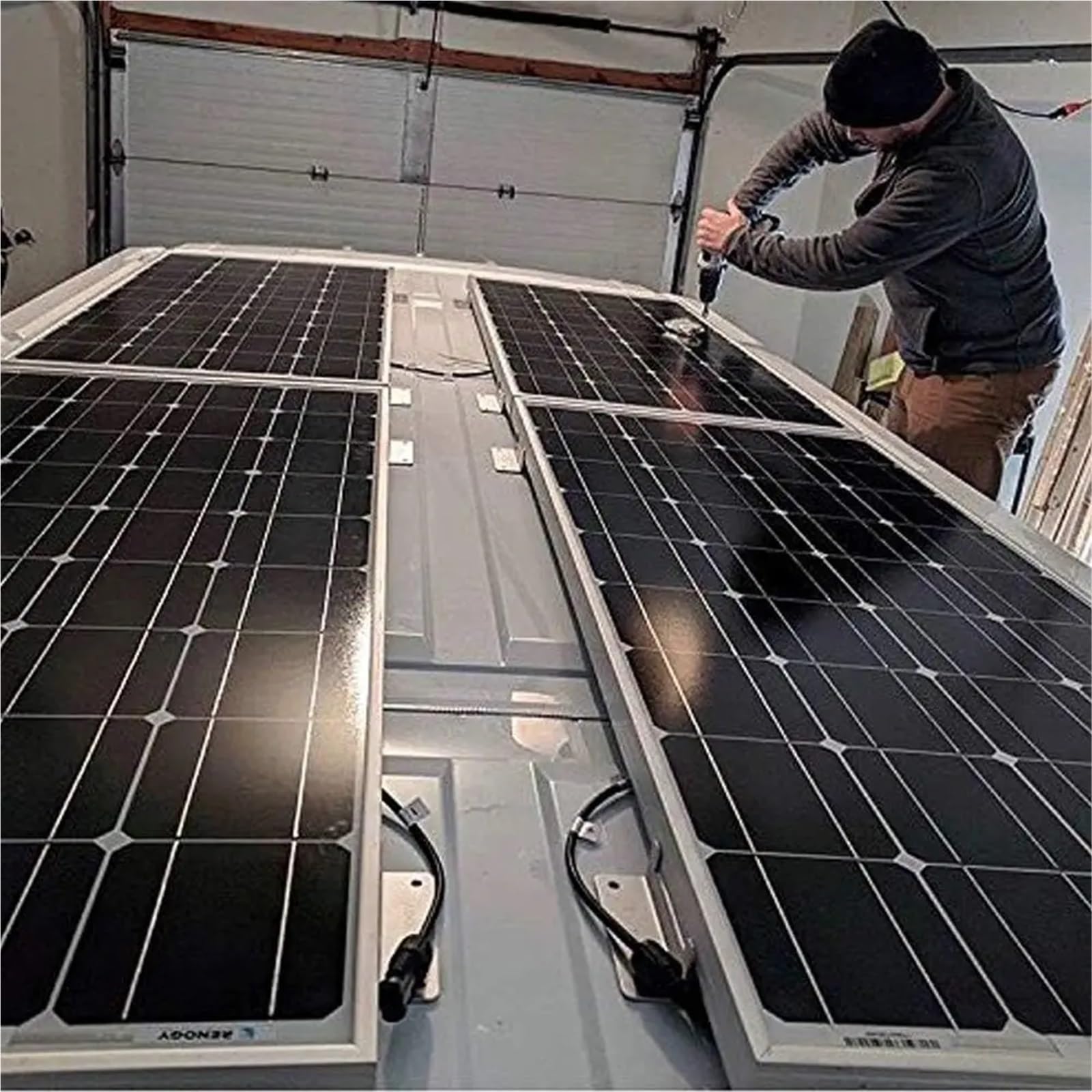 Solarpanel-Montage-Z-Halterungen, leichte, korrosionsfreie Aluminiumkonstruktion for Wohnmobile, Anhänger, Boote