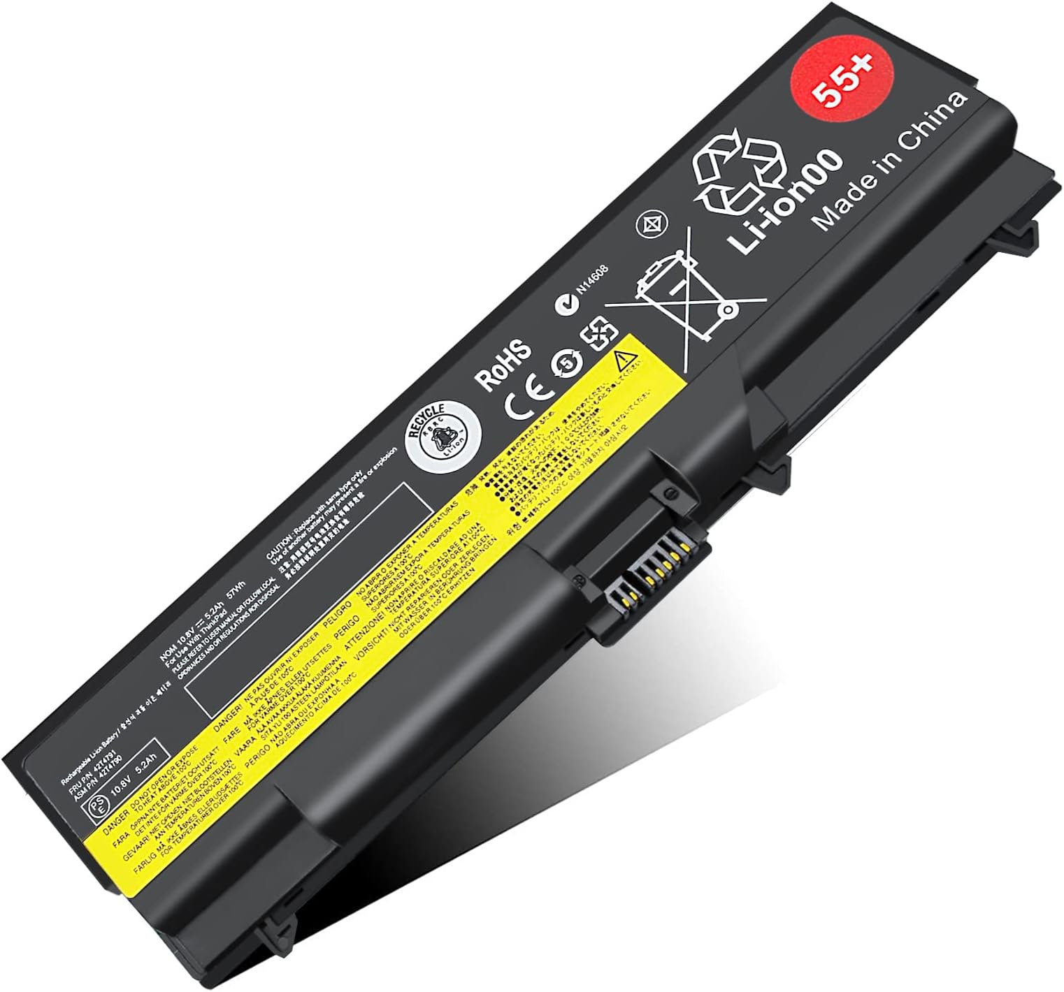 TSKYBEAR Laptop Battery Compatible with Lenovo ThinkPad T410 T510 T520 W510 W520 L412 L420 L512 SL410 SL510 50+ Battery fits P/N 0A36303 42T4799 42T4751 42T4235 42T4753 42T4796
