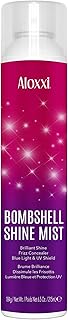 ALOXXI Bombshell Shine Mist Weightless Finishing Spray for Brilliant Shine Frizz Control and UV Protection, 6.5 Oz