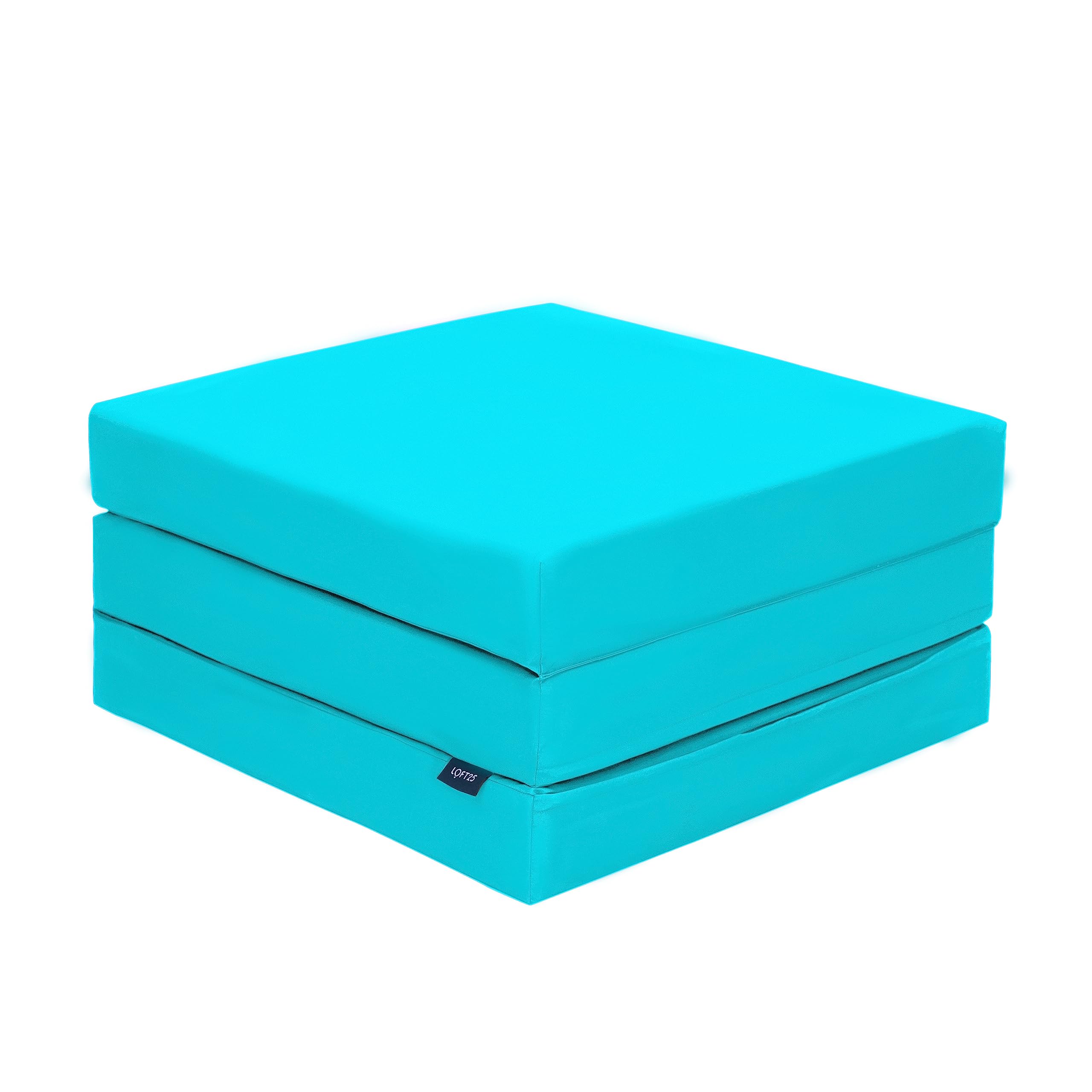 Ready Steady Bed - Materasso pieghevole singolo a Z | Letto a Z pieghevole resistente all'acqua | Materasso per bambini e ospiti per soggiorno e camera da letto | Pouf futon comodo | Divano sedia