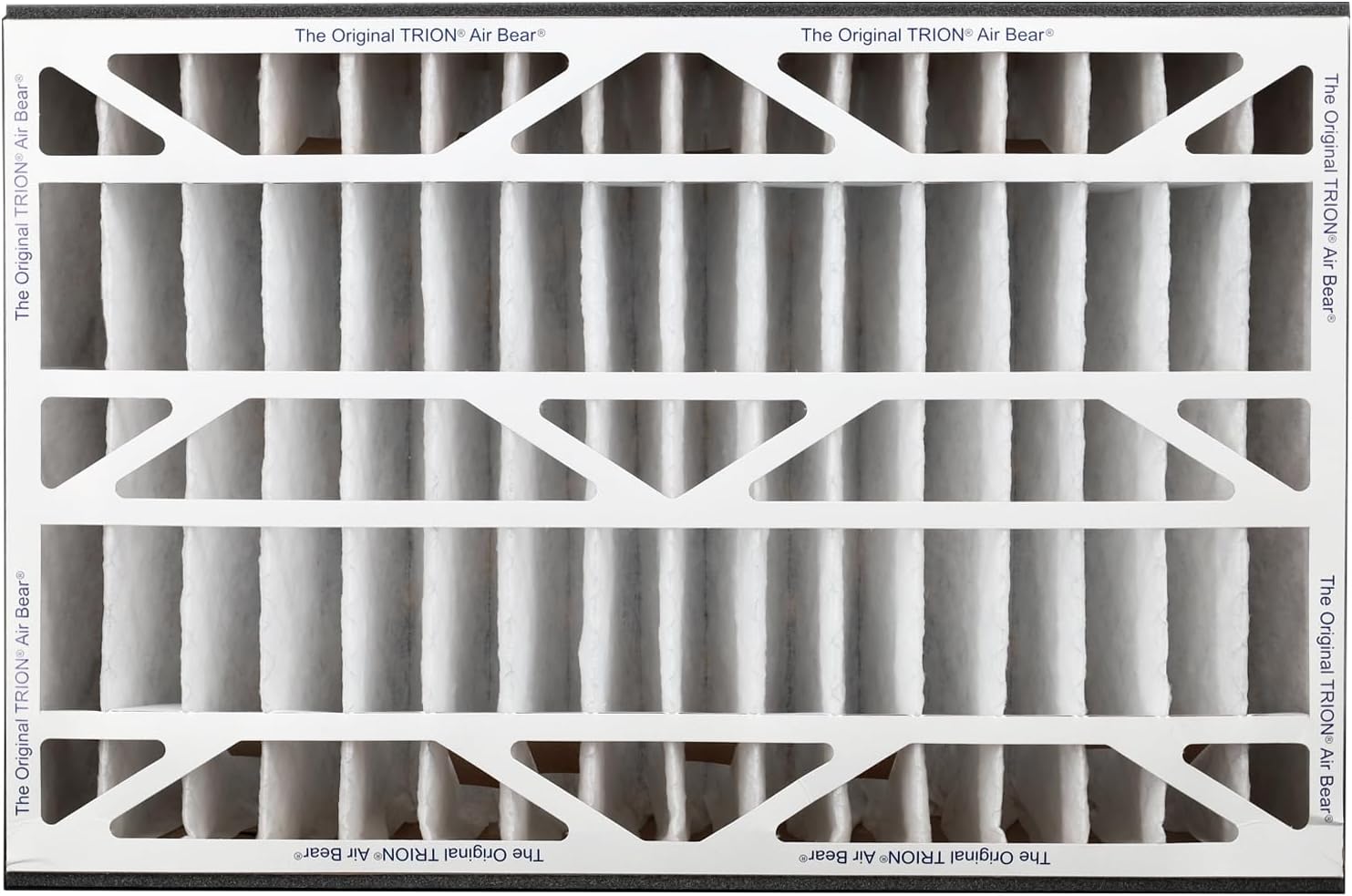 Air Bear 16x25x5 Air Filter MERV 8 (4-Pack) Pleated HVAC Air Filter Replacement (Actual Size: 15.50 x 24.25 x 4.9 Inches) Compatible with part no: 255649-105