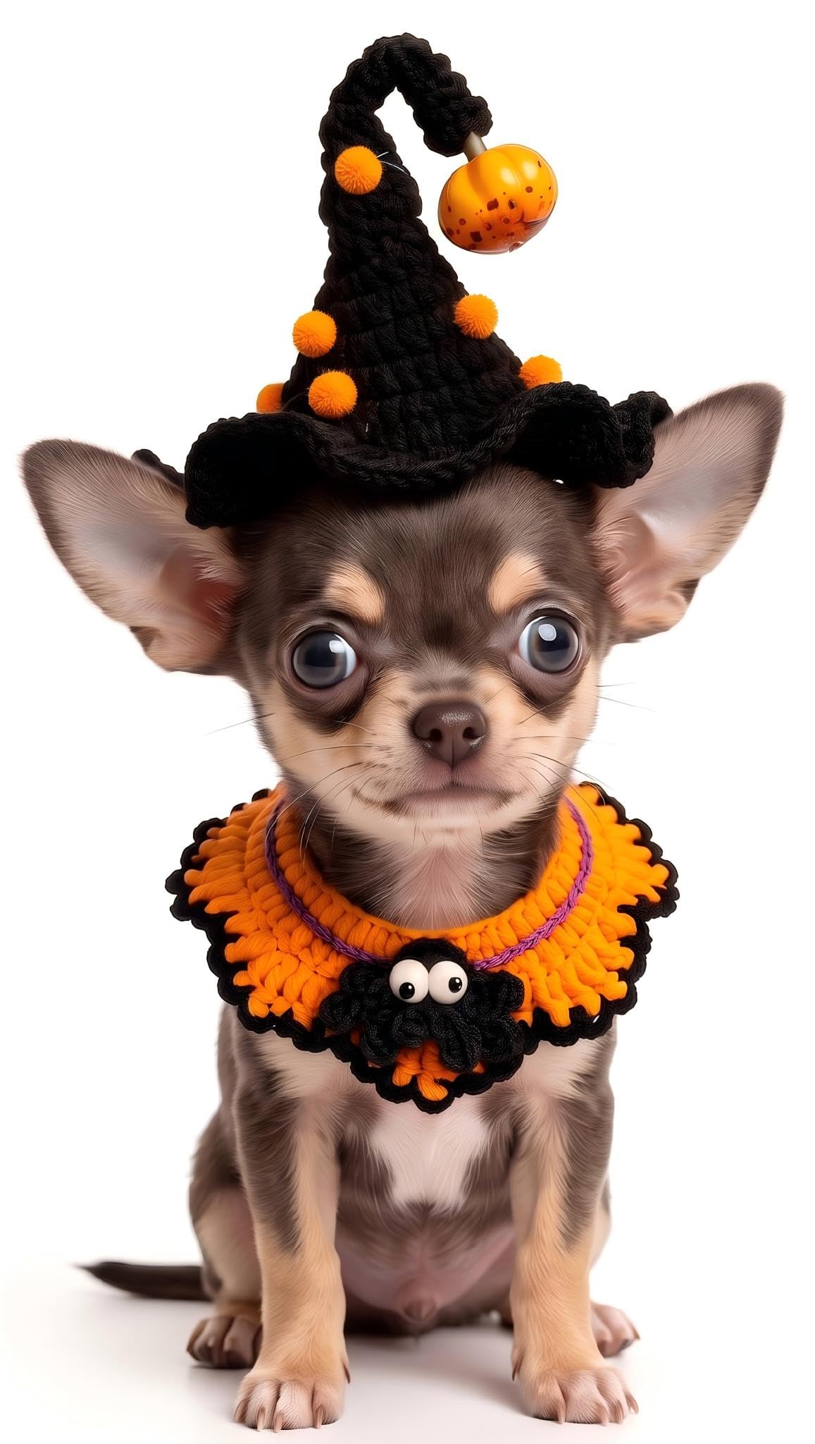 MITOCAPY Halloween Witch Hat and Spider Set