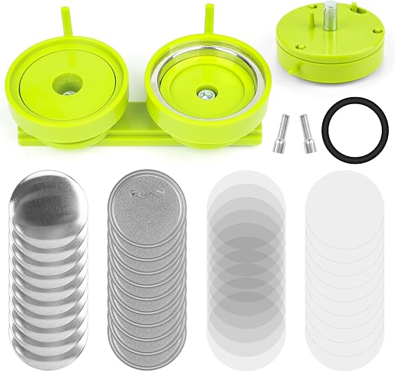 75MM 3 Large Button Press Machine Interchangeable 100 pc Mold Blank Buttons for Button Maker Machine
