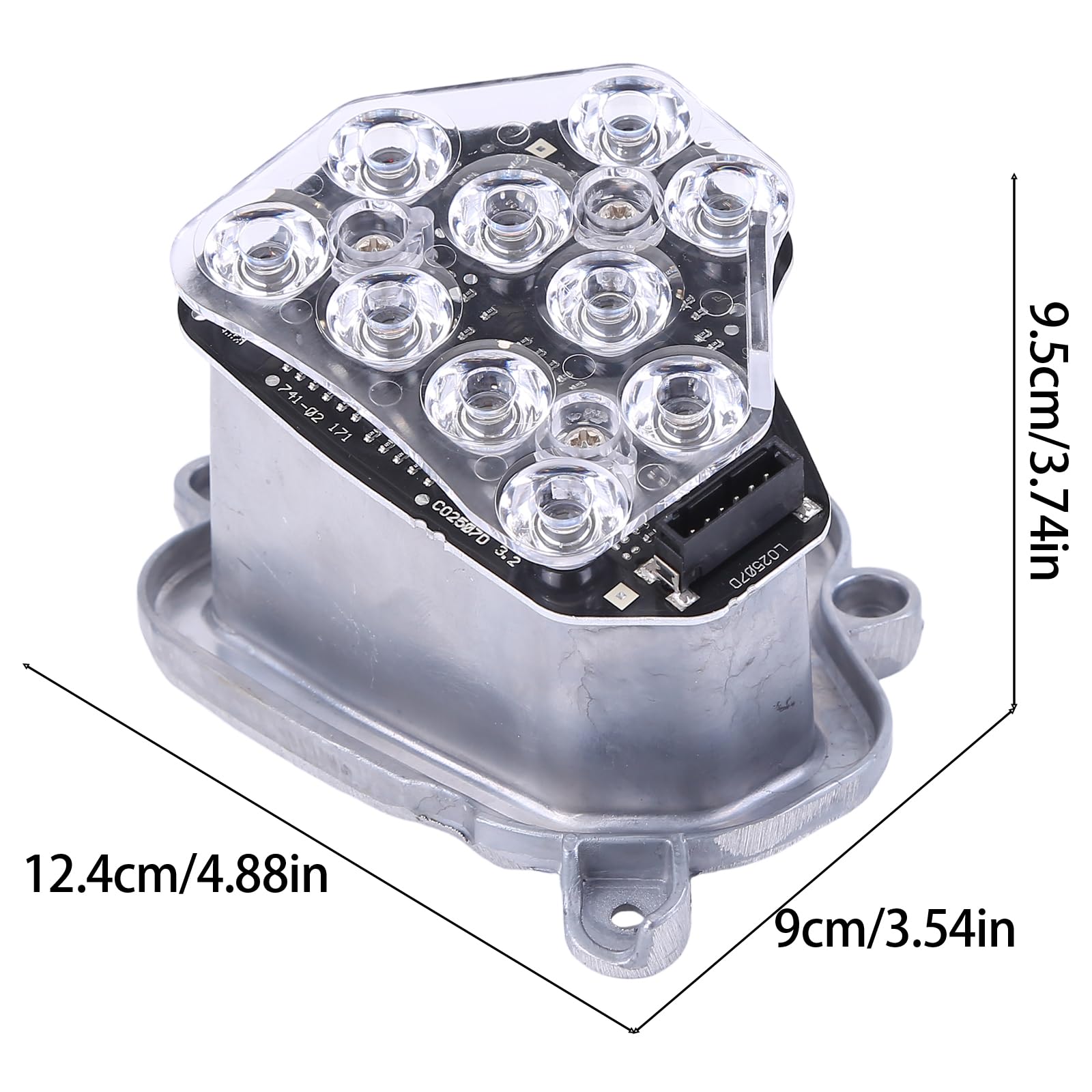63117271902 DRL Luce di marcia diurna Freccia Control Unit Modulo Stabilizzatore Lato Destro Compatibile per F10 HID Xenon Faro Reattore Destro