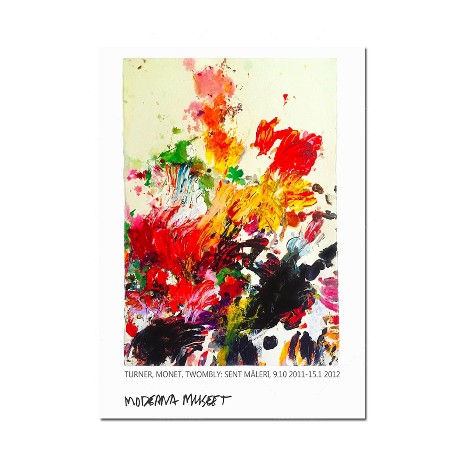 Amazon.co.jp: Cy Twomblyポスター抽象キャンバス絵画Cy Twombly 