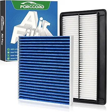 Forccord Cabin & Engine Air Filter Kit for Acura MDX 3.5L (2022-2026)