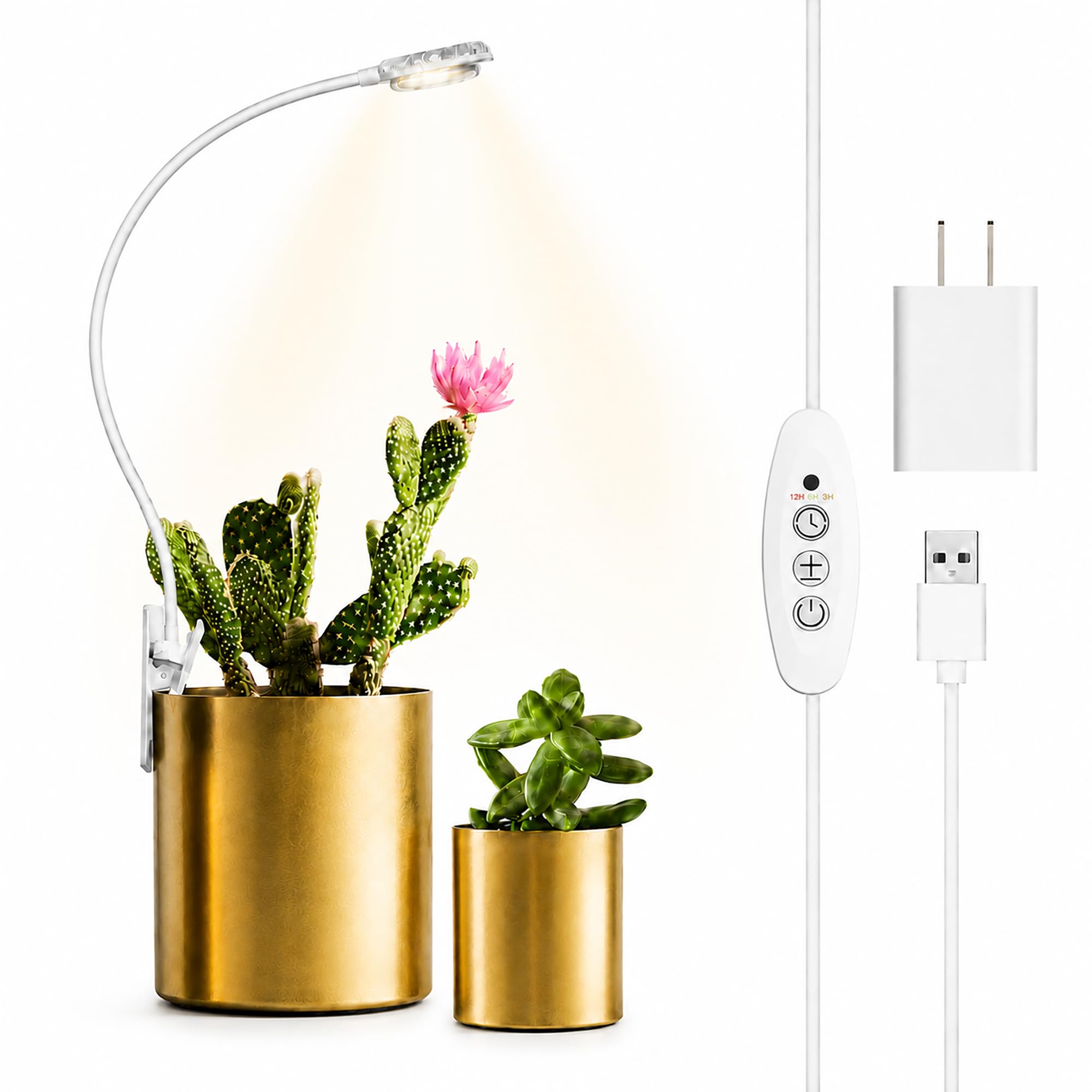 クリップ式 フルスペクトルLED植物育成ライト