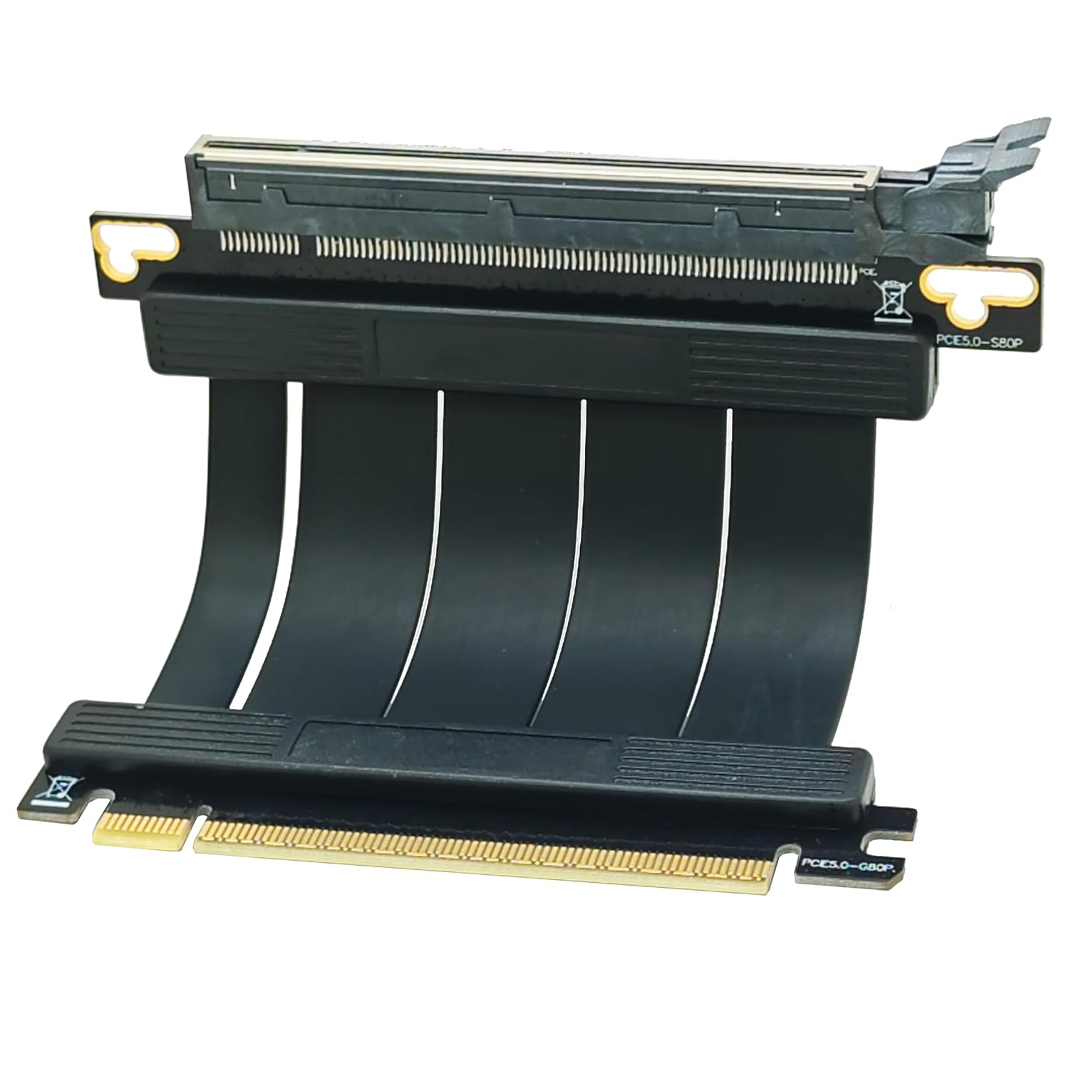 Sintech 5cm PCI-e 5.0 X16 Riser Cable,PCIe Extension Card