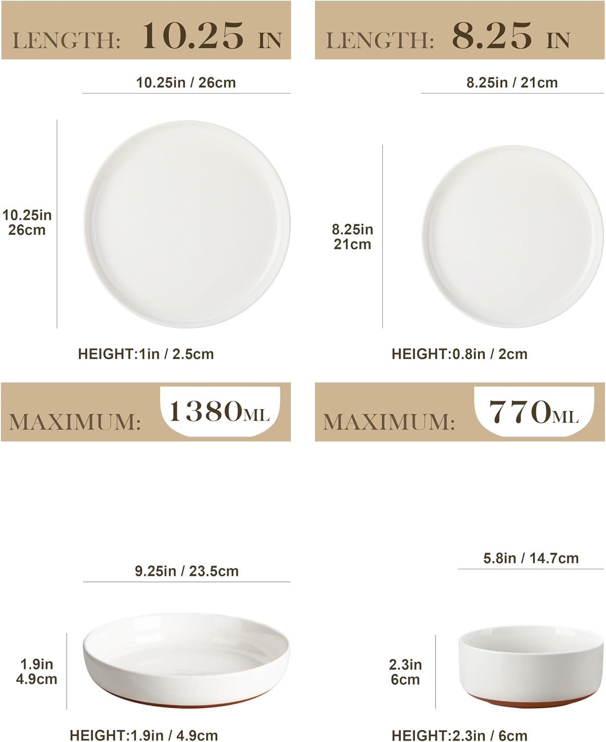 White With Brown Undertones