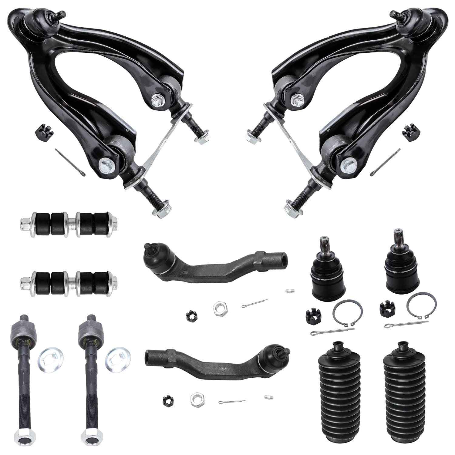 Detroit Axle - Front End 12pc Suspension Kit for 1994-1997 Acura Integra