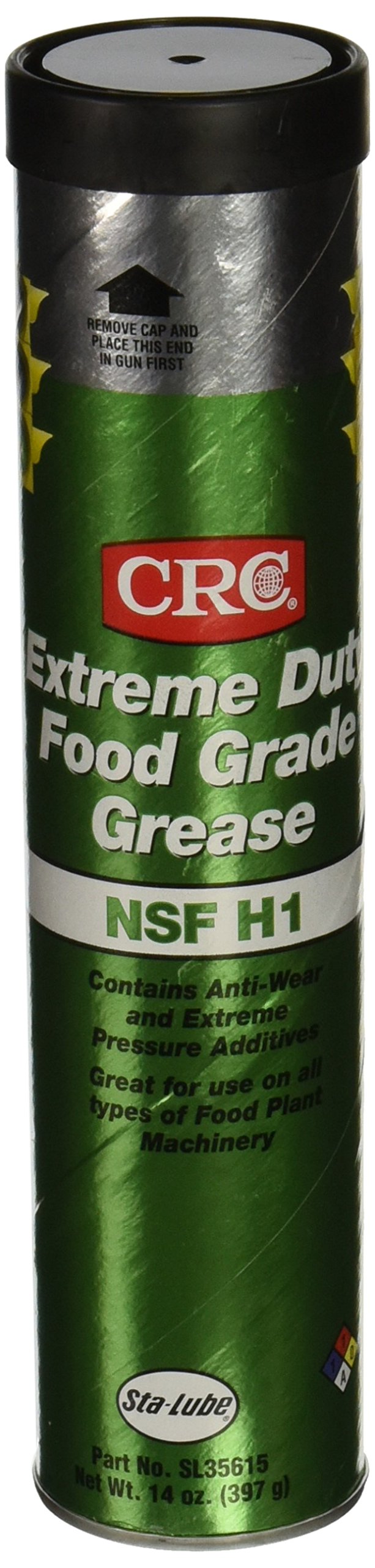CRC Extreme Duty Food Grade Grease, 14 Wt Oz, SL35615