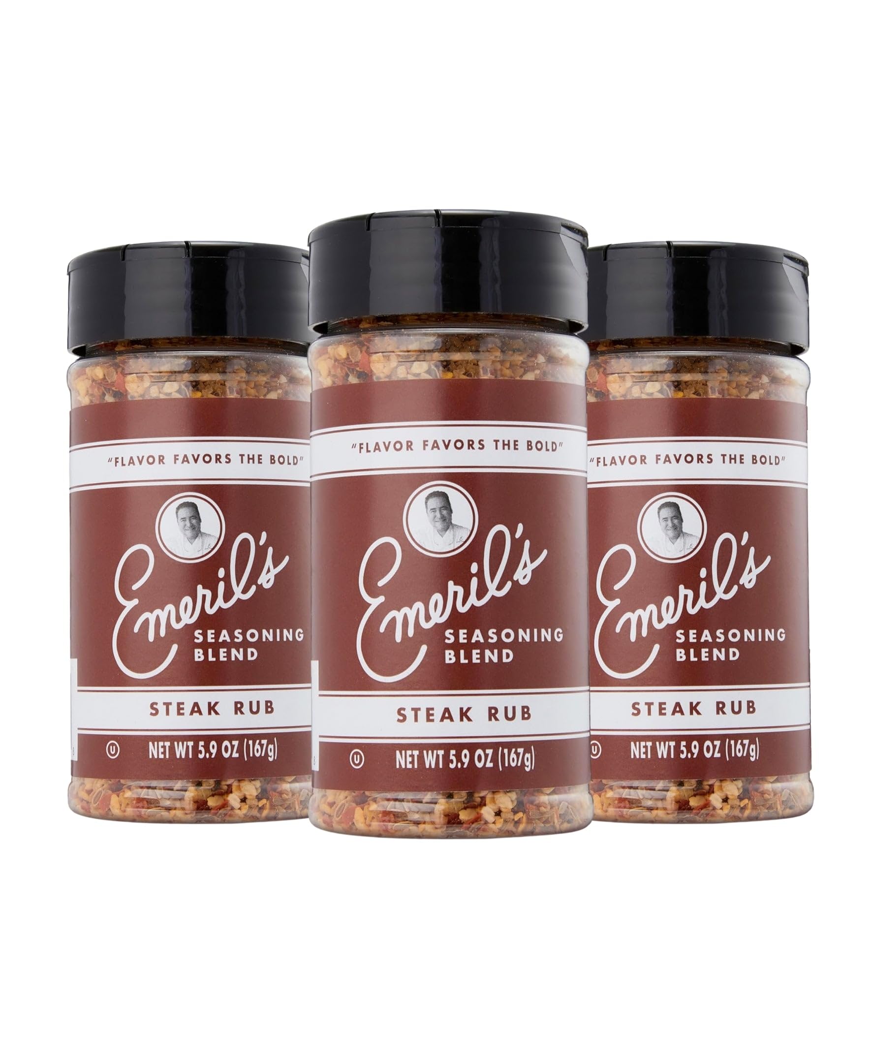 Emeril Lagasse 5 Oz, 3-Pack and 6-Pack Seasoning Blend: Original Essence, Cajun, Blackened, Chicken Rub, Steak Rub and Rib Rub Best Seasonings and